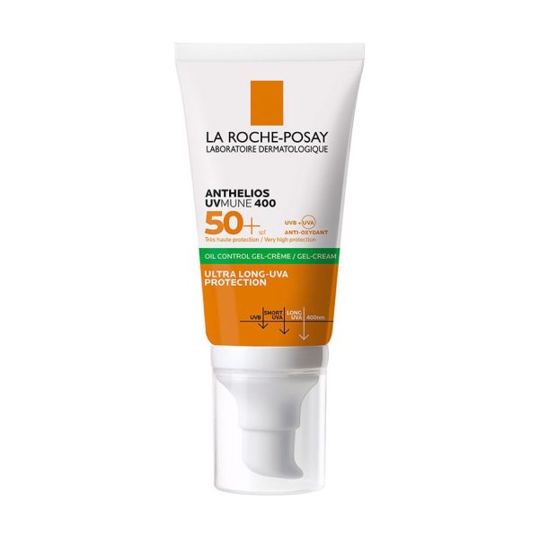 La Roche Posay Anthelios Oil Control Gel Cream Spf50+ Yağlı ve Karma Ciltler İçin Yüz Güneş Kremi 50 ml