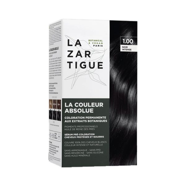 Lazartigue La Couleur Absolue Vegan Saç Boyası Noir Intense 1,00