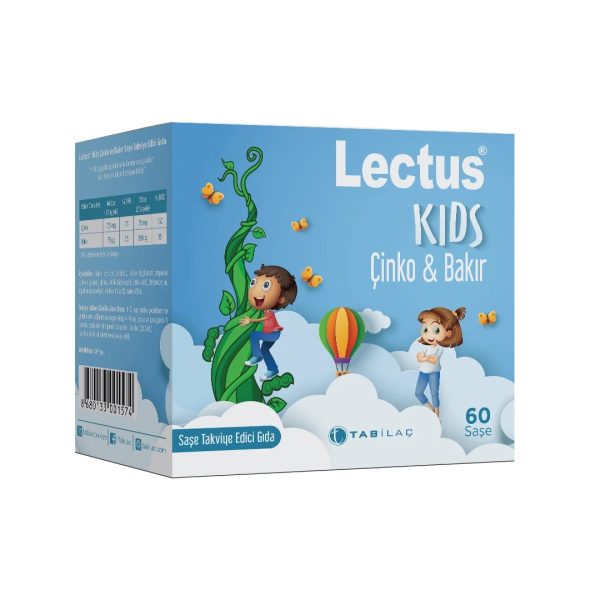 Lectus Kids Çinko & Bakır 60 Saşe