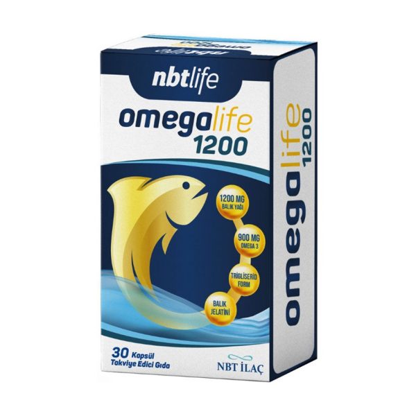 NBT Life Omegalife 1200 30 Kapsül