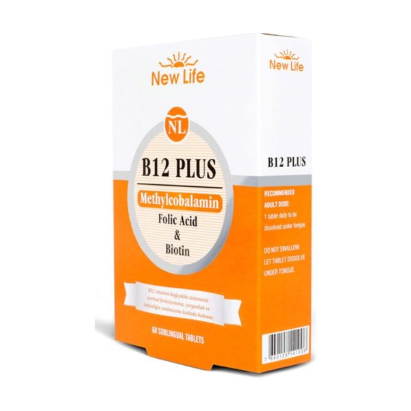 New Life B12 Plus Methylcobalamin 60 Tablet