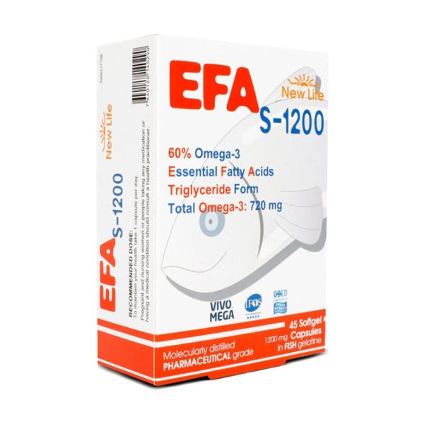 New Life S-1200 Omega 3 Takviye Edici Gıda 45 Kapsül