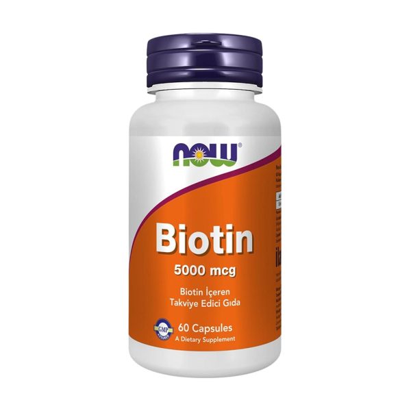 Now Biotin İçeren Takviye Edici Gıda 60 Kapsül