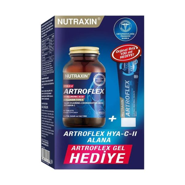 Nutraxin Artroflex HYA-C-II 90Tablet + Extra Gel HEDİYE