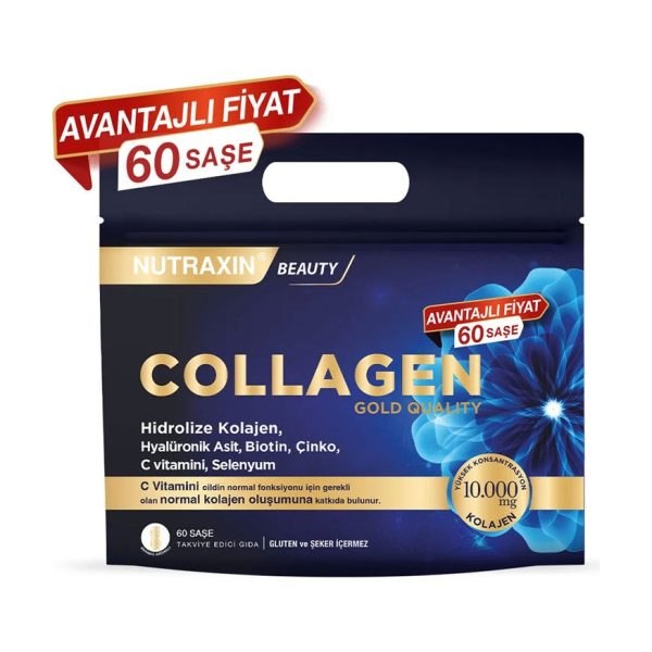 Nutraxin Collagen Gold Quality Hidrolize Kolajen 60 Saşe