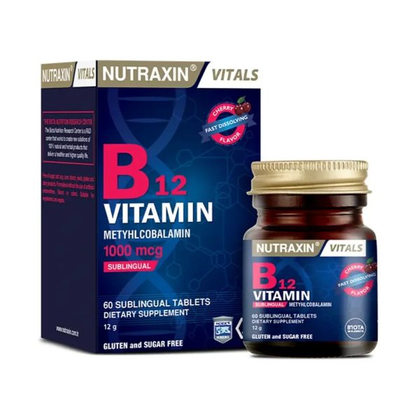 Nutraxin Vitals B12 Vitamin 60 Tablet