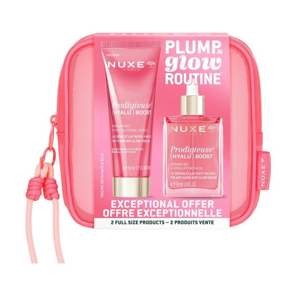 Nuxe Prodigieuse Hyalu Boost Plump Glow Routine - Anti Dark Spot Serum 30 ml + Pulping Cream 50 ml