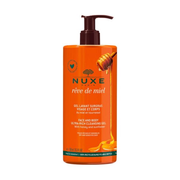 Nuxe Reve De Miel Yüz ve Vücut Yıkama Jeli 750 ml