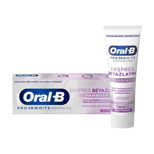 Oral-B Pro 3D White Advanced Express Whitening Diş Macunu 75 ml