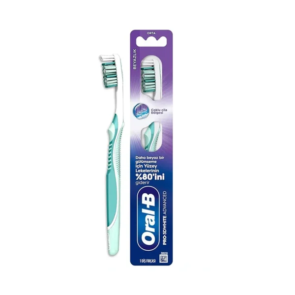 Oral-B Pro-3DWhite Advanced Beyazlık Diş Fırçası - Orta