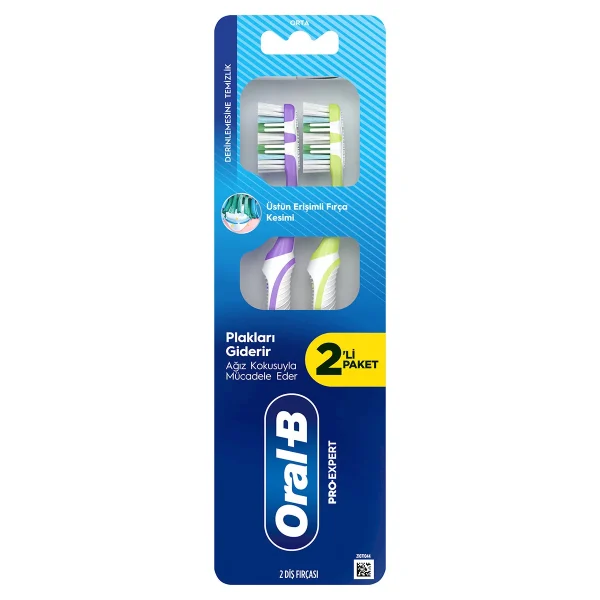 Oral-B Pro Expert Derinlemesine Temizlik Diş Fırçası 2'li Paket