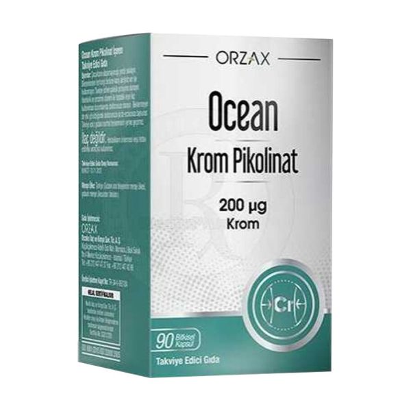 Orzax Ocean Krom Pikolinat 200 Mcg 90 Kapsül
