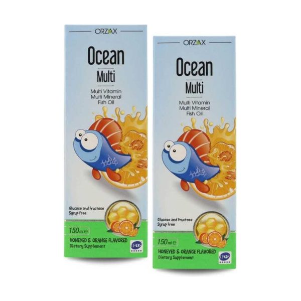 Orzax Ocean Multi Ballı - Portakal Aromalı Takviye Edici Şurup 150 ml 2.'si İNDİRİMLİ