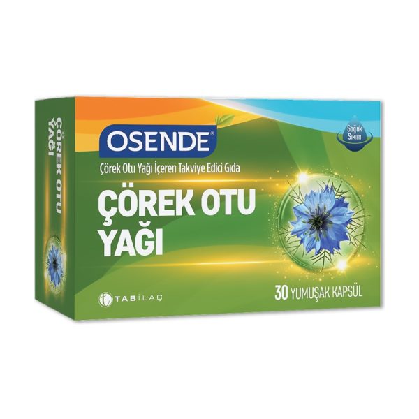 Osende Çörekotu Yağı 900 mg 30 Kapsül