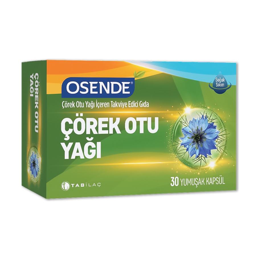 Osende Çörekotu Yağı 900 mg 30 Kapsül