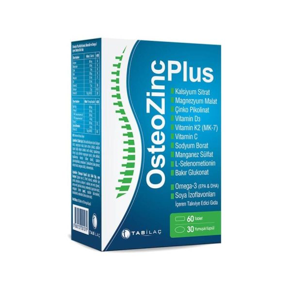 Osteozinc Plus 60 Tablet + 30 Yumuşak Kapsül