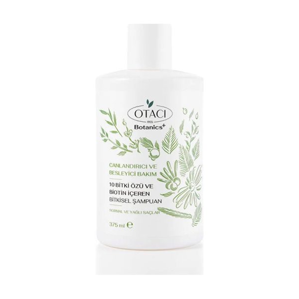 Otacı 10 Bitki Özü ve Biotin İçeren Bitkisel Şampuan 375 ml