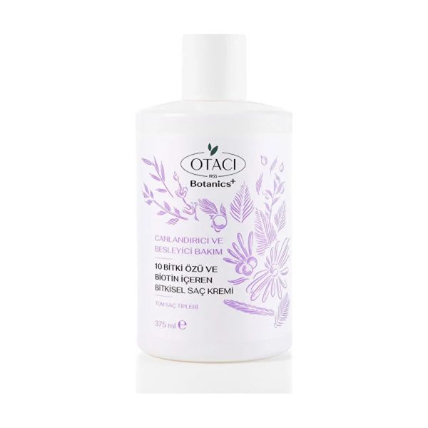 Otacı Besleyici Bakım 10 Bitki Özü ve Biotin İçeren Bitkisel Saç Kremi 375 ml