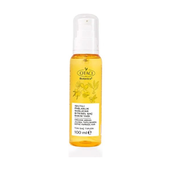 Otacı Işıltılı Parlaklık Sağlayan Bitkisel Saç Bakım Yağı 100 ml