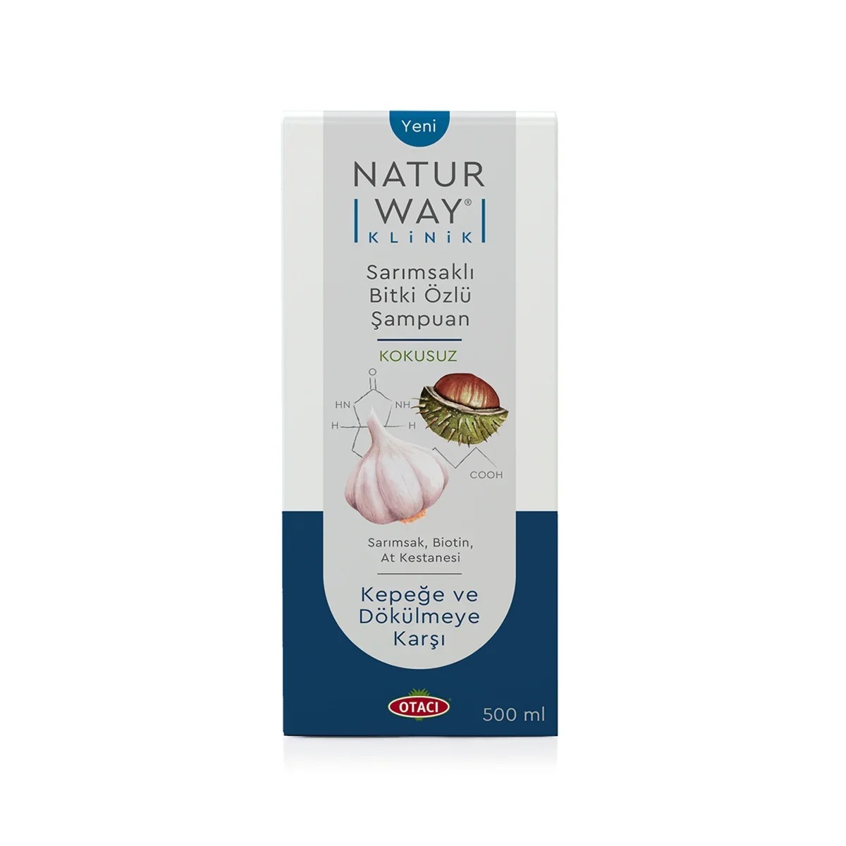 Otacı Naturway Klinik Extra Sarımsaklı Bitki Özlü Şampuan 500 ml