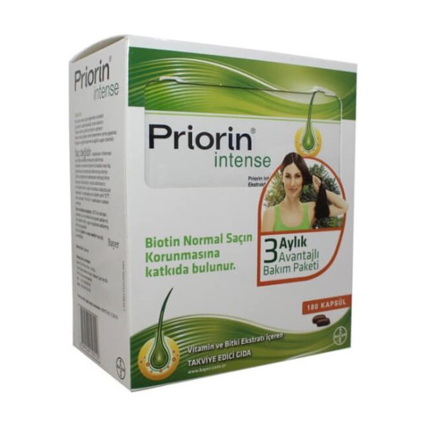 Priorin Intense Avantajlı Paket 120 + 60 Kapsül