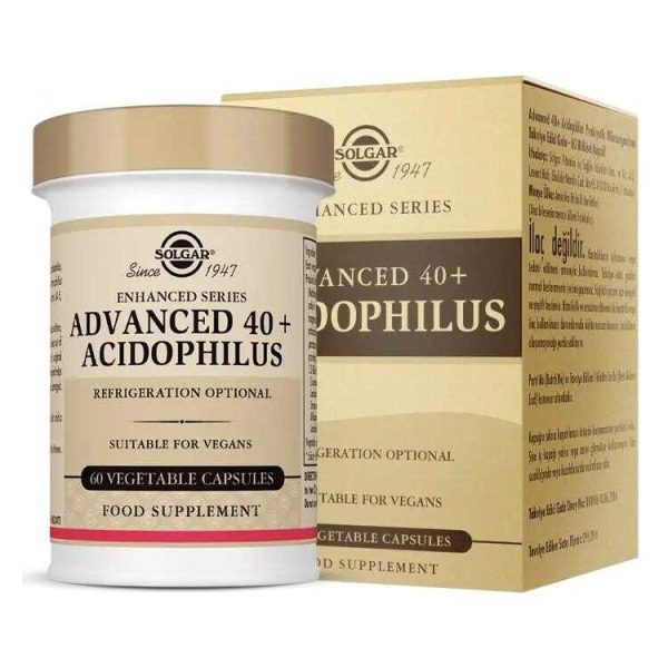 Solgar Advanced 40+ Acidophilus 60 Kapsül