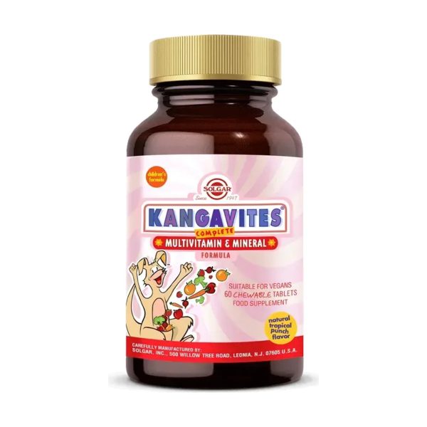 Solgar Kangavites Tropikal Meyve Aromalı 60 Tablet