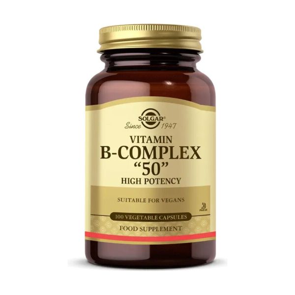 Solgar Vitamin B Complex 50 mg 100 Kapsül