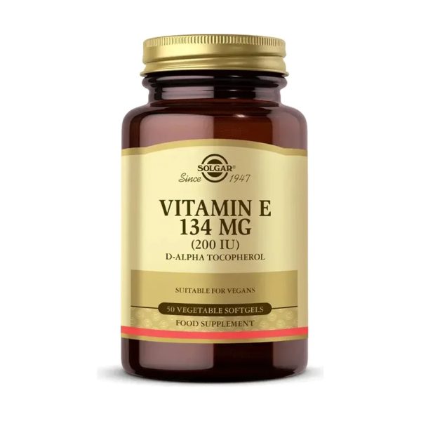 Solgar Vitamin E 200 IU 50 Vegetable Softgel