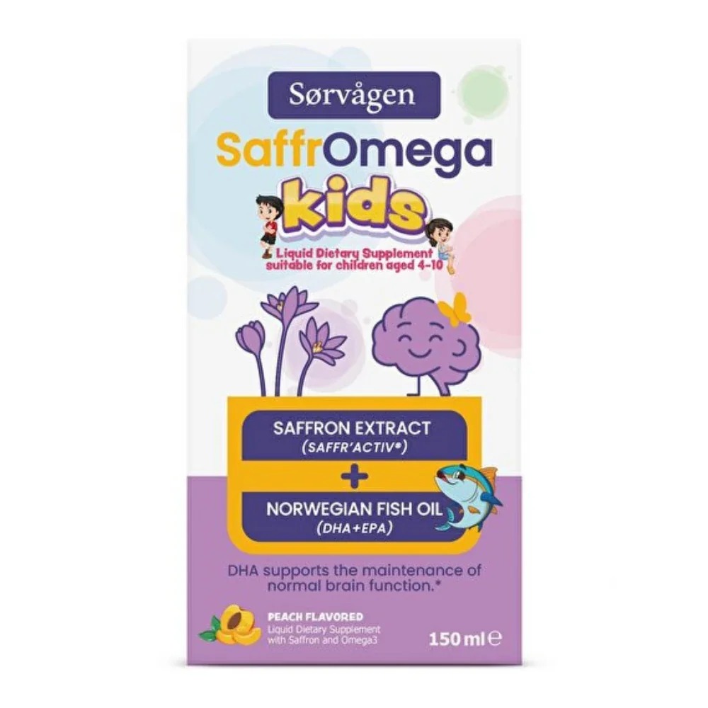 Sorvagen SaffrOmega Kids Safran ve Omega3 150 ml