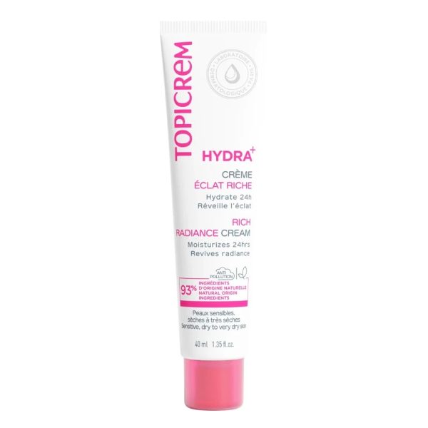 Topicrem Hydra Rich Moisturizing Radiance Creme 40 ml