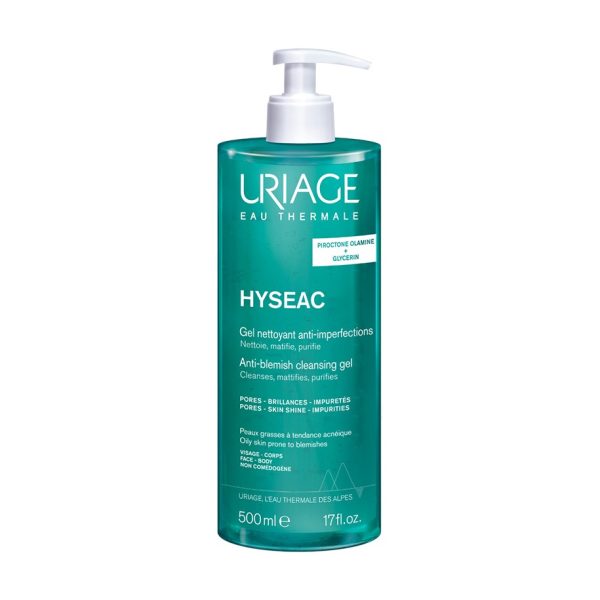 Uriage Hyseac Düzensizliğe Eğilimli Ciltler İçin Temizleme Jeli 500 ml