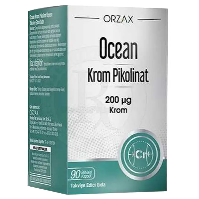 Orzax Ocean Krom Pikolinat 200 Mcg 90 Kapsül - Görsel 1